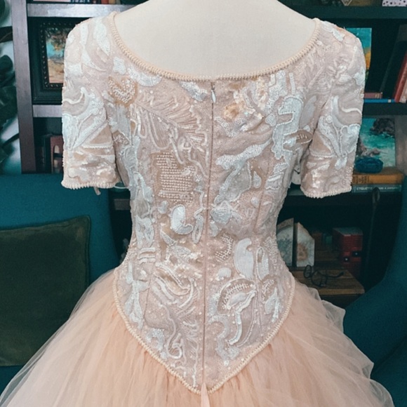 RARE Vintage Galina Wedding / Prom Dress 1950s style SHOWSTOPPING Made in USA - Picture 4 of 8